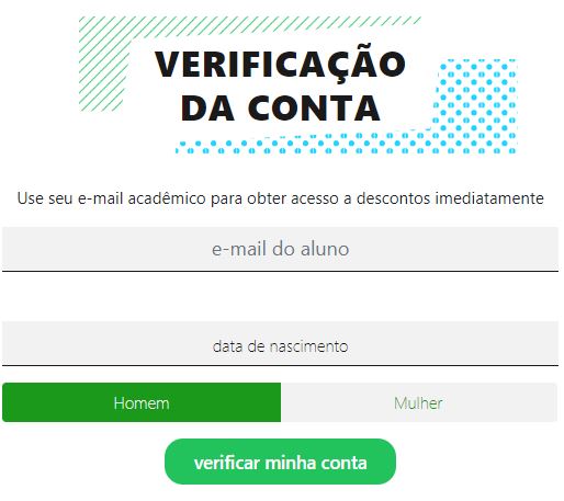 registro destu desconto estudante brasil